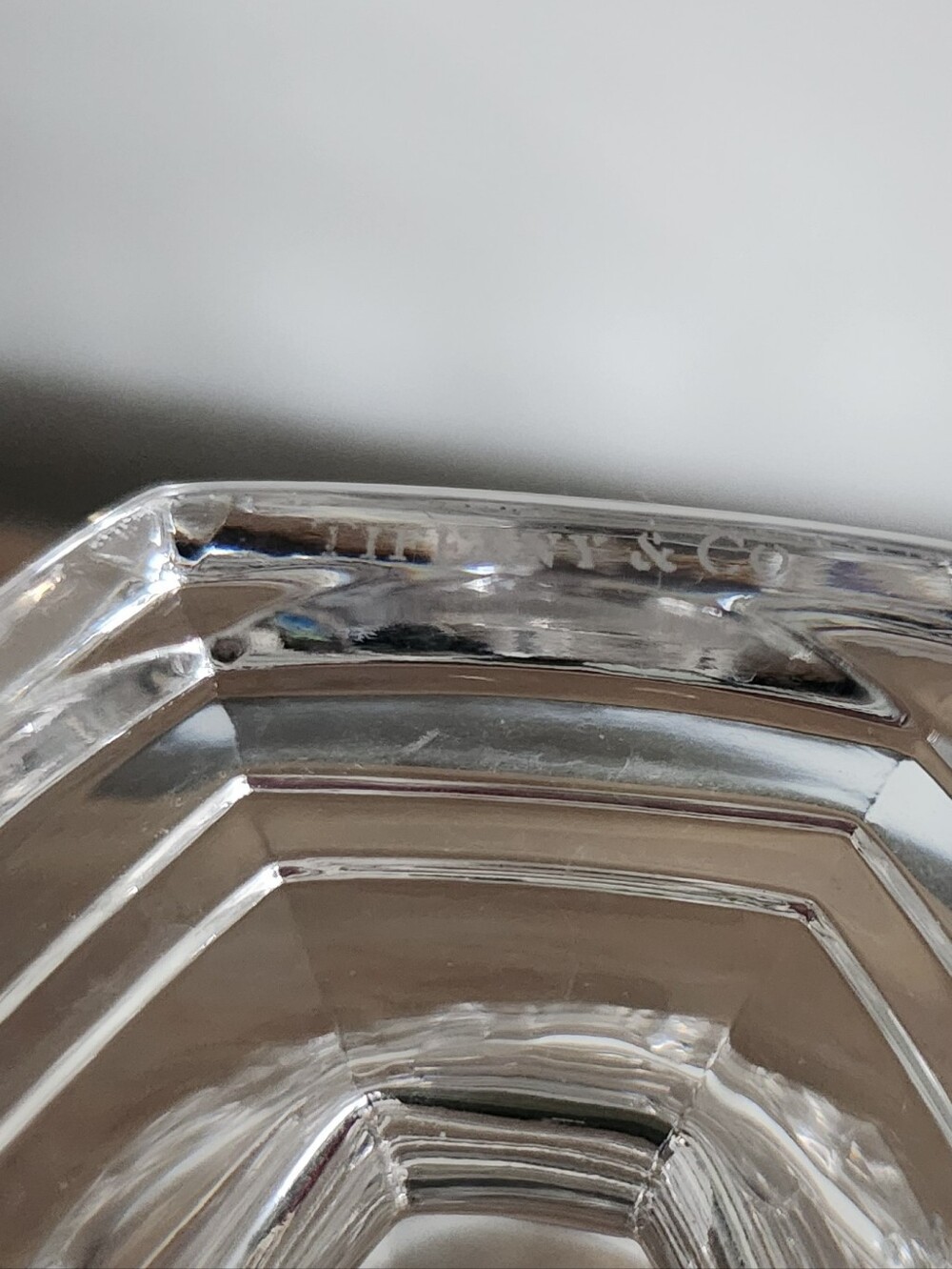 Tiffany & Co Crystal Loving Cup Trophy Vase Double Heart Handles 7” Decor Home - Picture 14 of 15